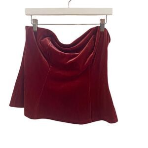 Sofia jeans by Sofia vergara medium tube top zip red